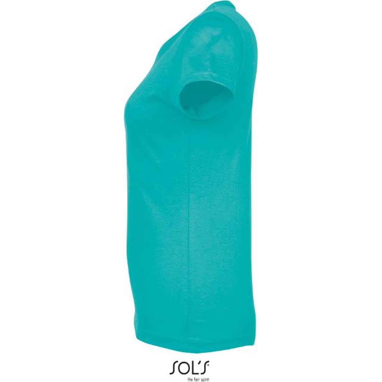 Women's T-shirt - color Caribbean blue, 25.1502