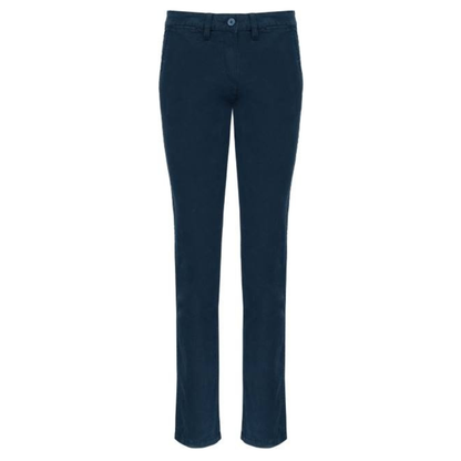 Women's chino pants - navy blue