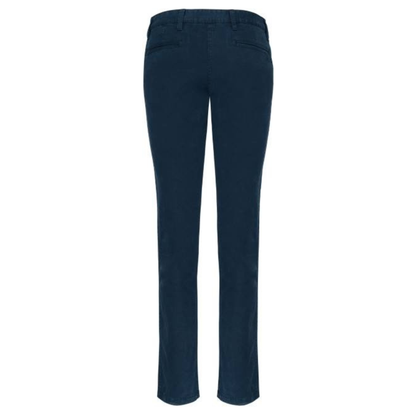 Women's chino pants - navy blue