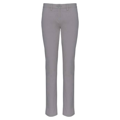 Women's chino pants - light gray