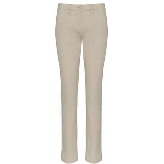 Women's chino pants - beige