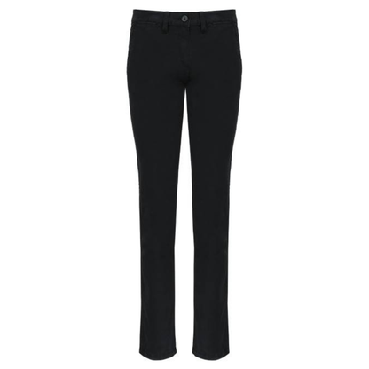 Women's chino pants - black