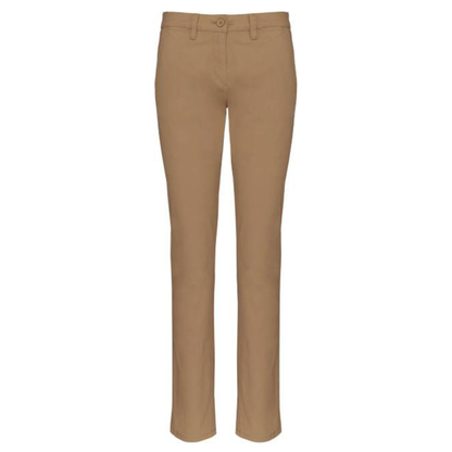 Women's chino pants - caramel