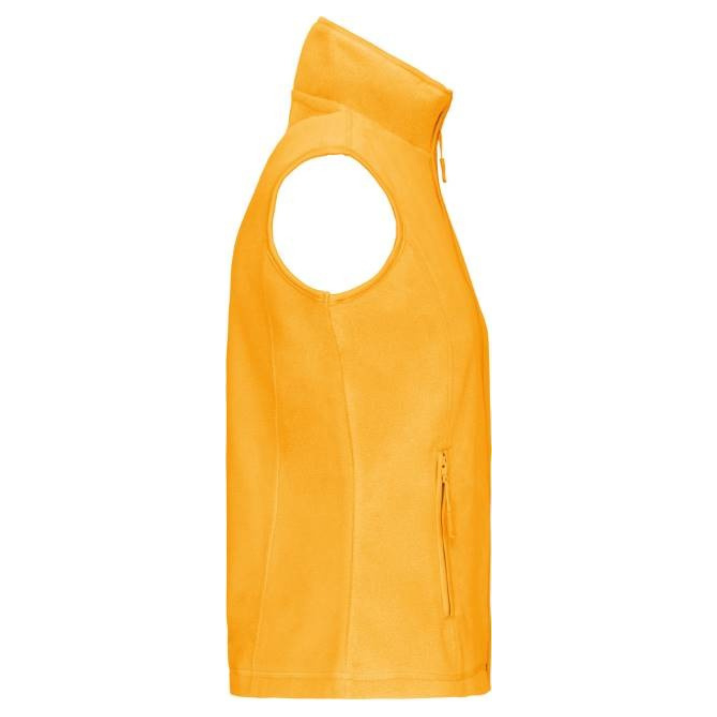 Women's fleece vest - color yellow