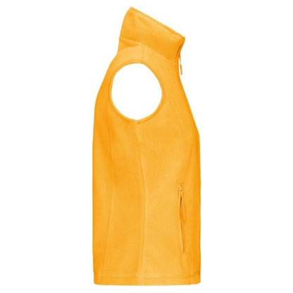 Women's fleece vest - color yellow