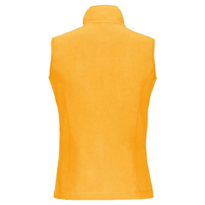 Women's fleece vest - color yellow
