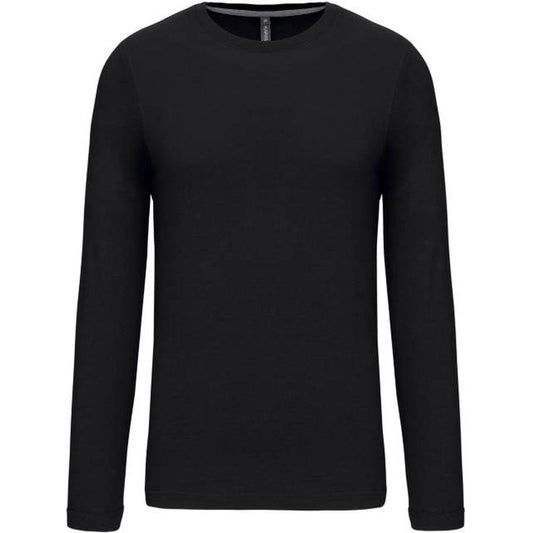 Blusa de manga larga para hombre - color negro