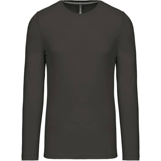 Blusa de manga larga para hombre - color gris oscuro
