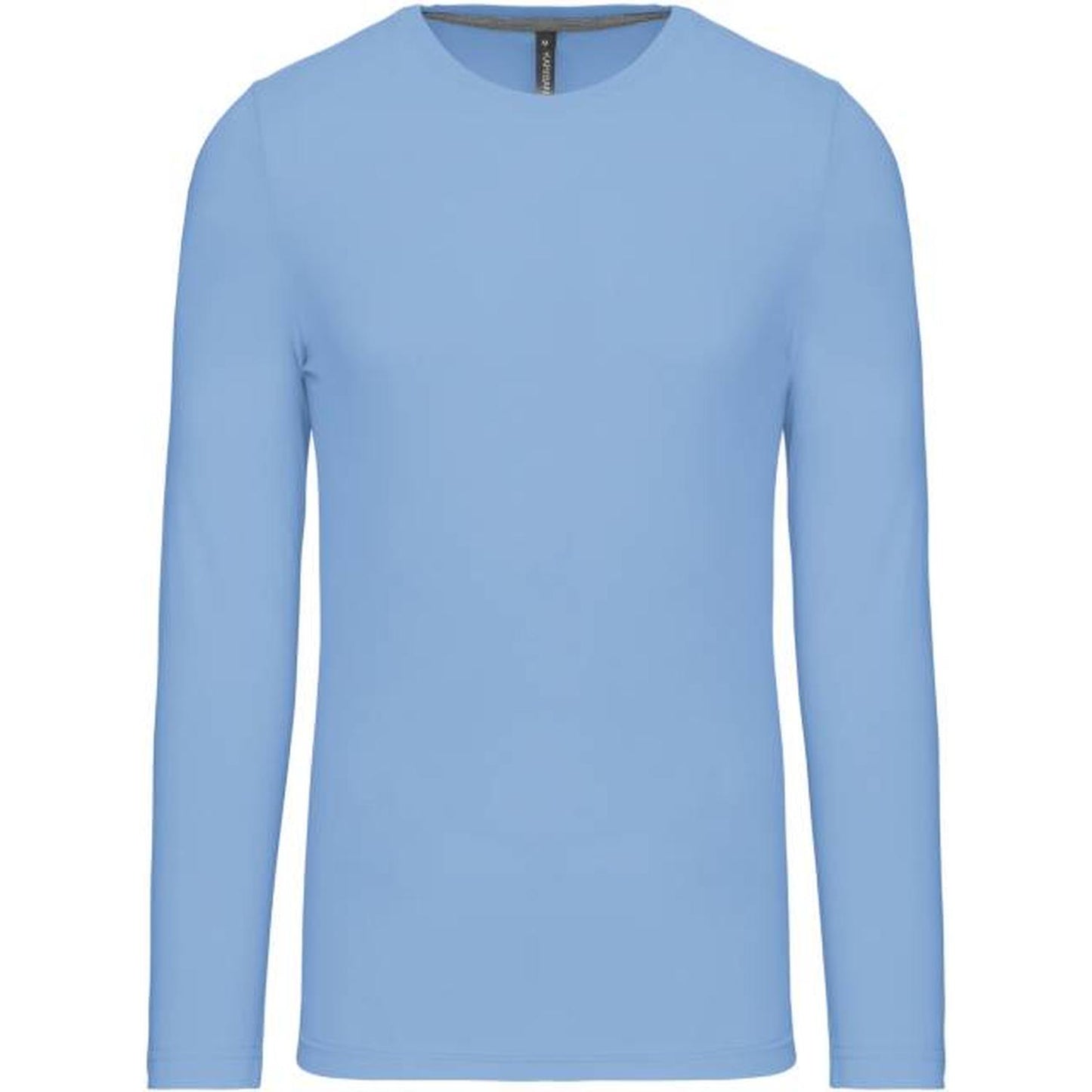 Blusa de manga larga para hombre - azul cielo