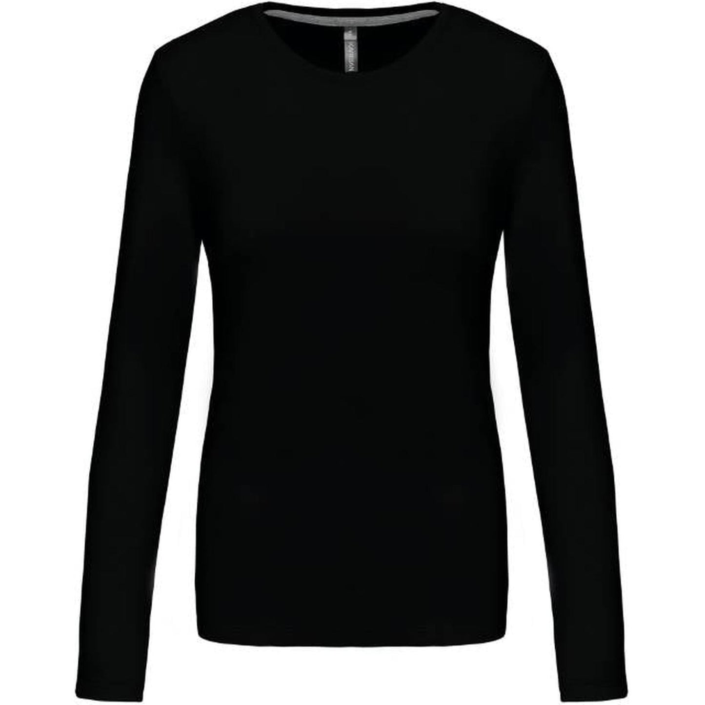 Women's long sleeve blouse - color black