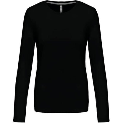 Women's long sleeve blouse - color black