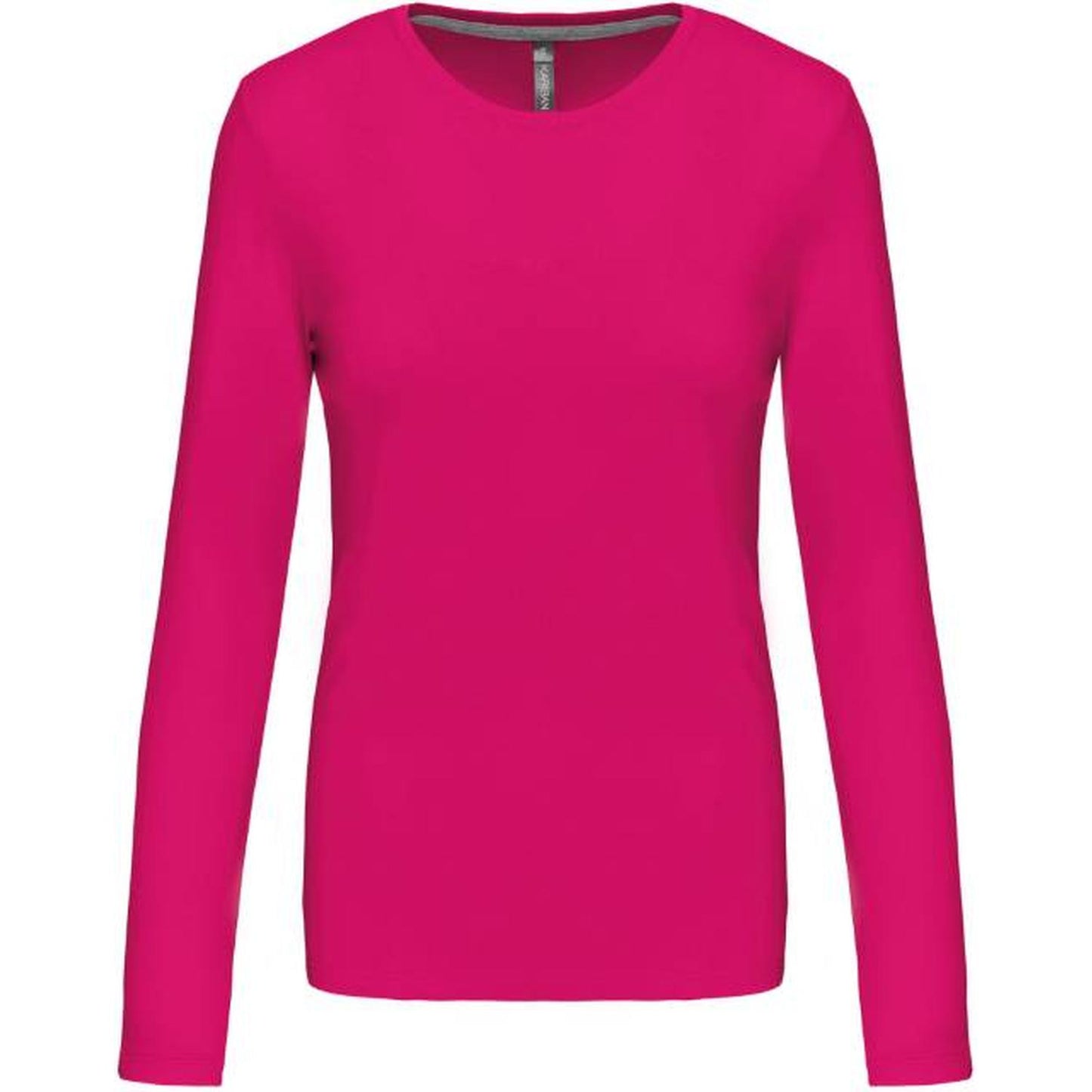 Women's long sleeve blouse - fuchsia color