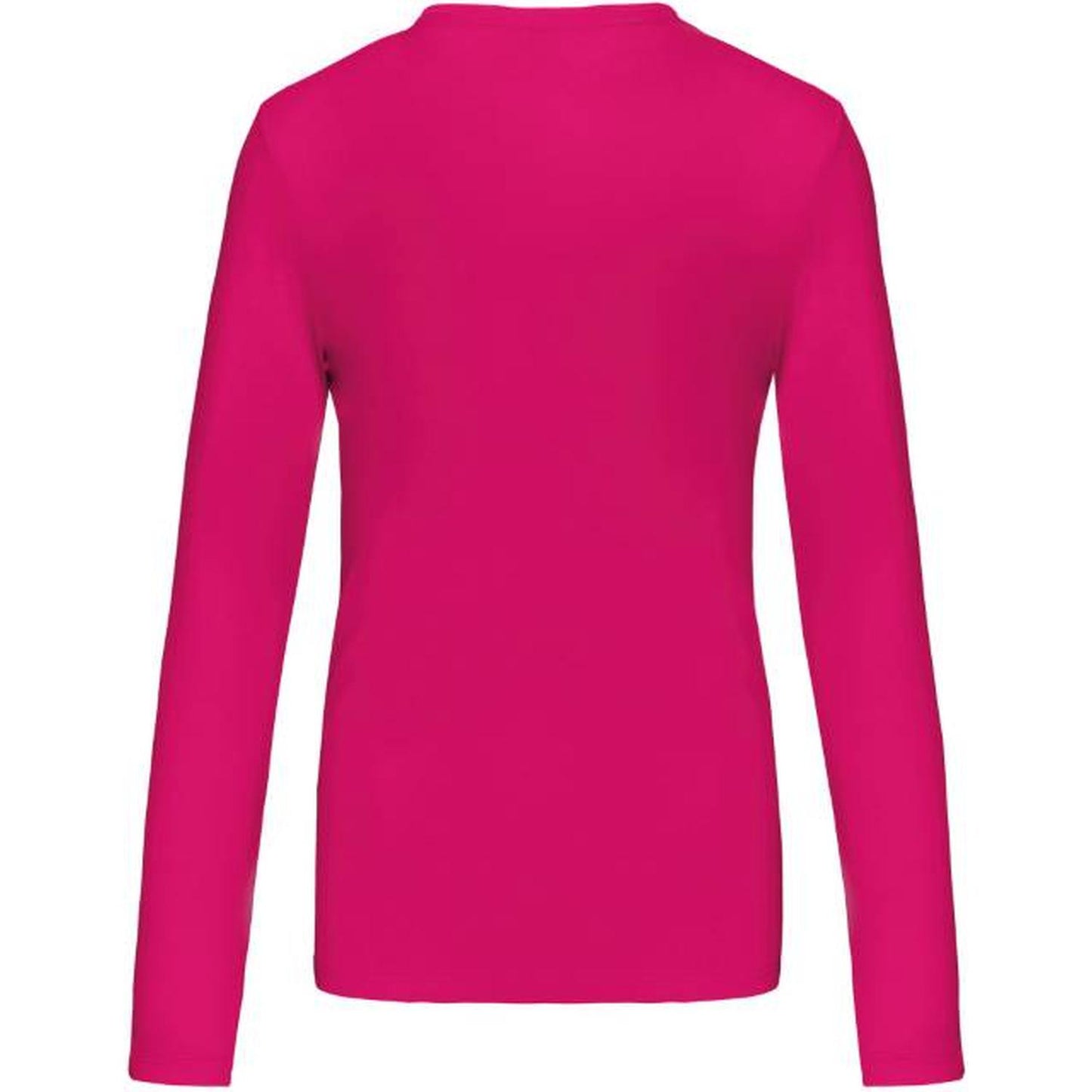 Women's long sleeve blouse - fuchsia color