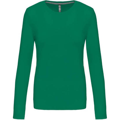 Women's long sleeve blouse - grass green