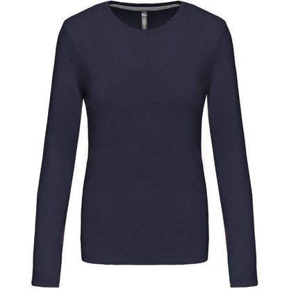 Women's long sleeve blouse - navy blue