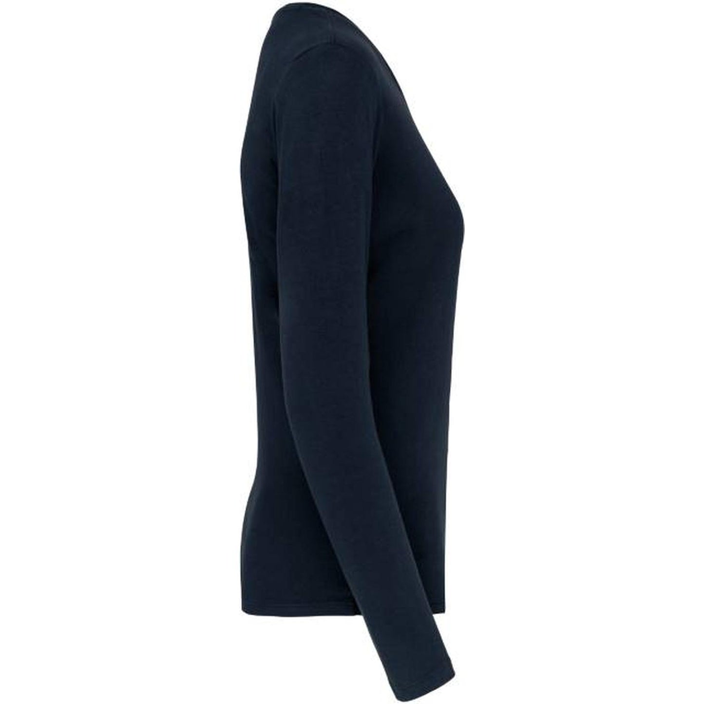 Women's long sleeve blouse - navy blue