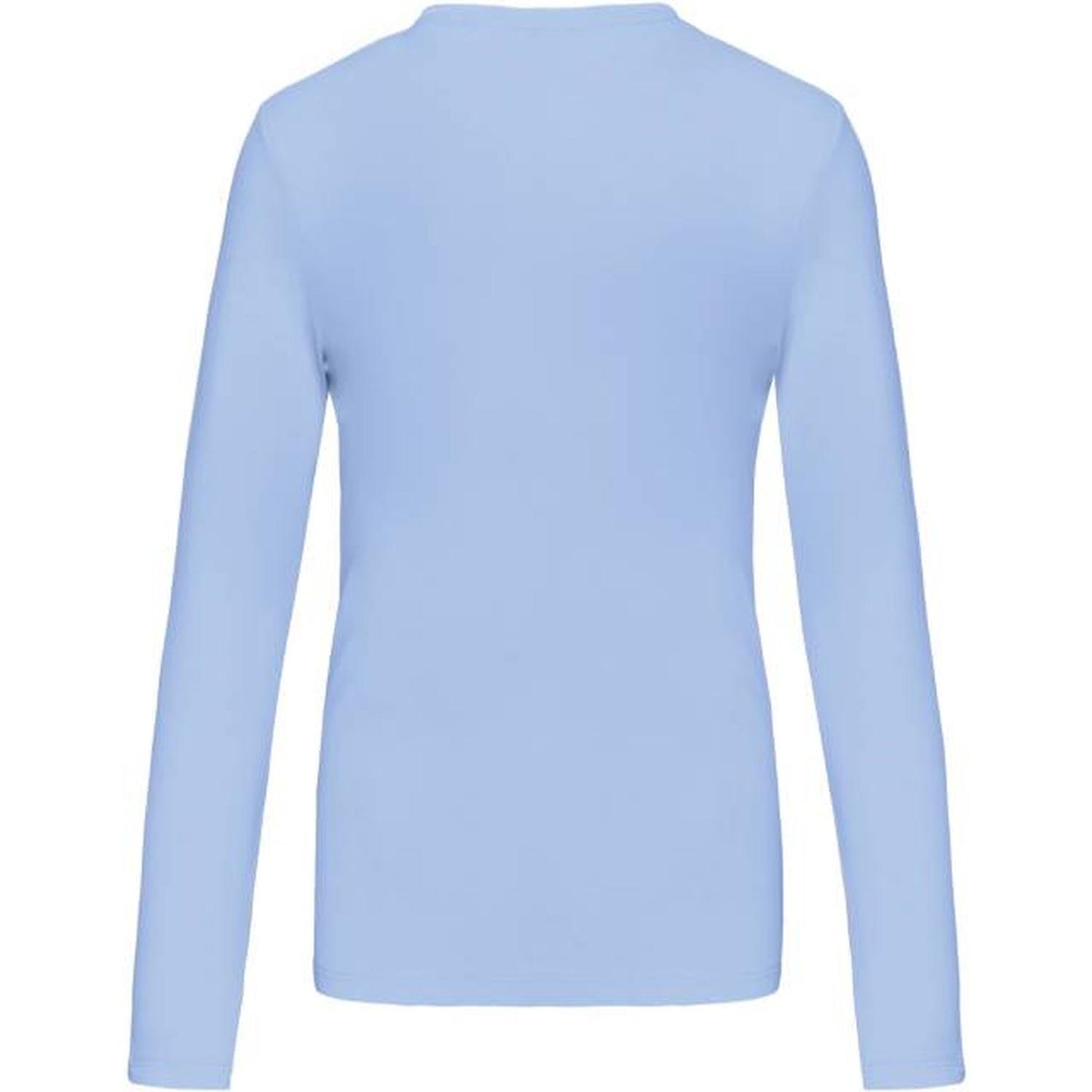 Women's long sleeve blouse - sky blue