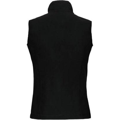 Women's fleece vest - color black