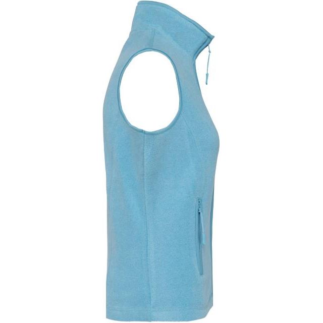 Women's fleece vest - sky blue