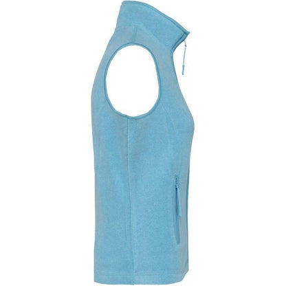 Women's fleece vest - sky blue
