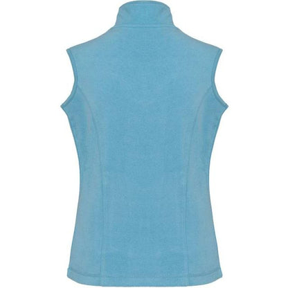 Women's fleece vest - sky blue