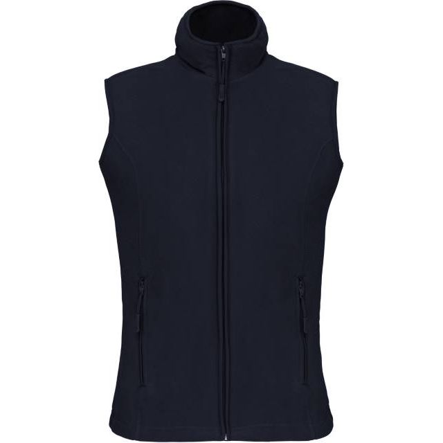 Women's fleece vest - navy blue