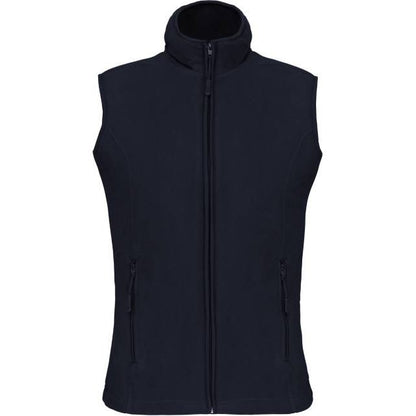 Women's fleece vest - navy blue