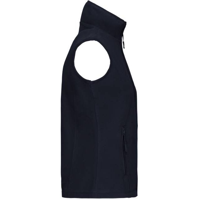 Women's fleece vest - navy blue