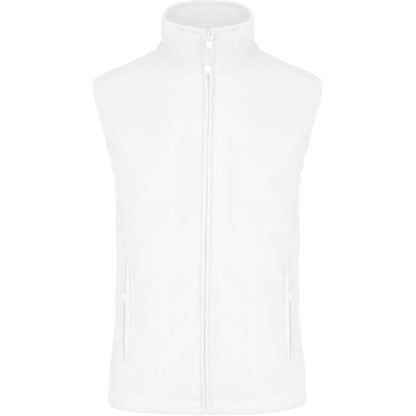 Women's fleece vest - color white