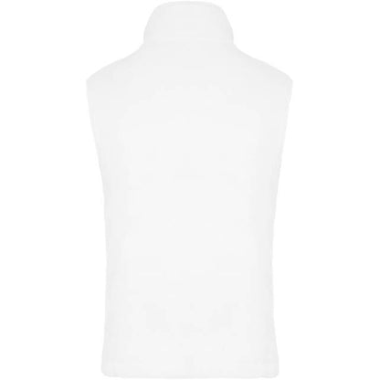 Women's fleece vest - color white