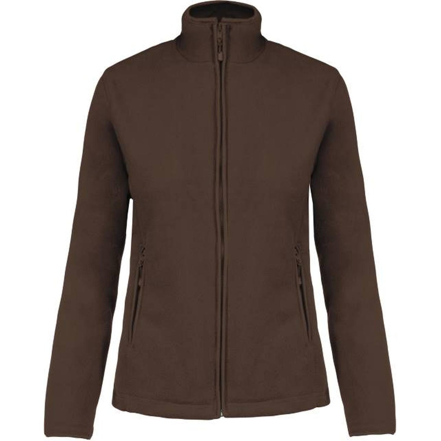 Chaqueta polar de mujer - color chocolate