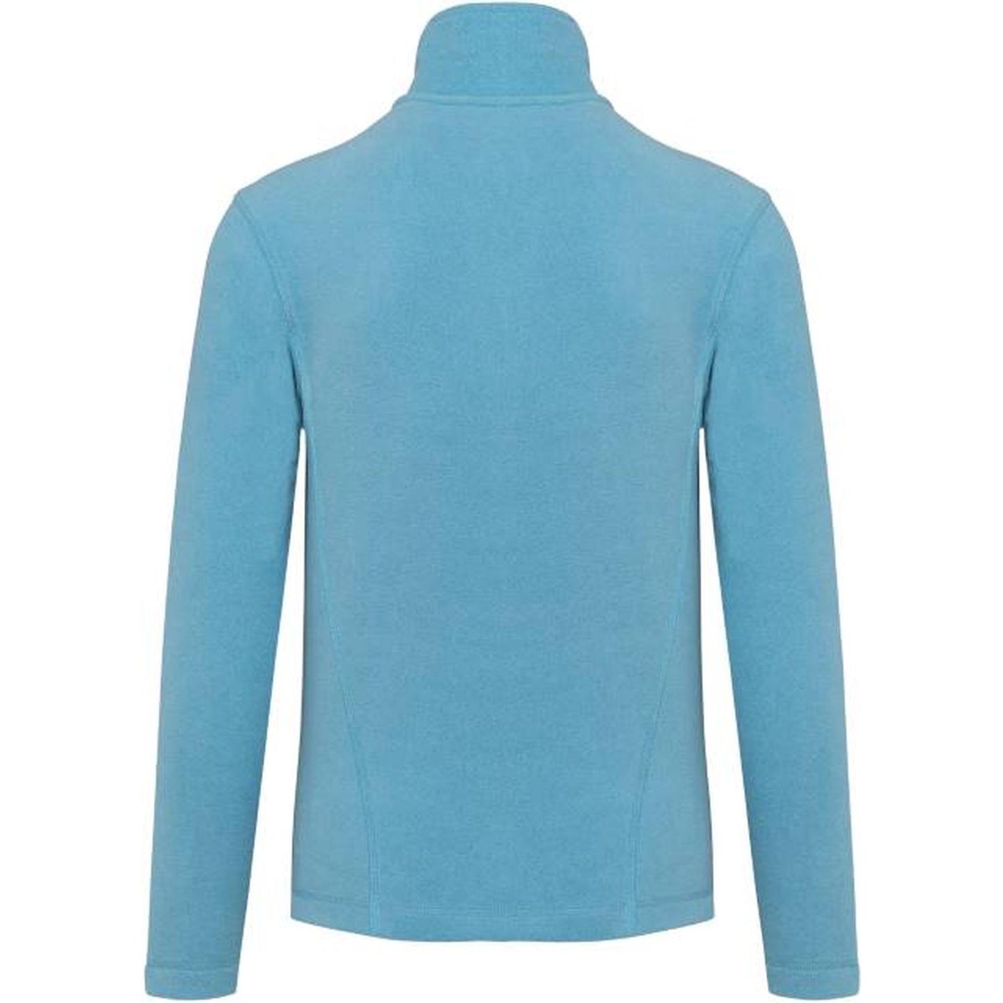 Women's fleece jacket - light blue melange color