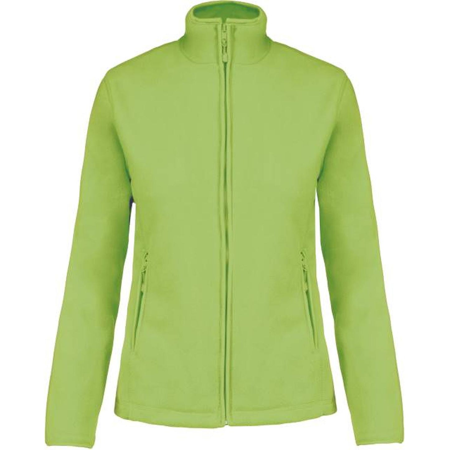 Women's fleece jacket - lime color