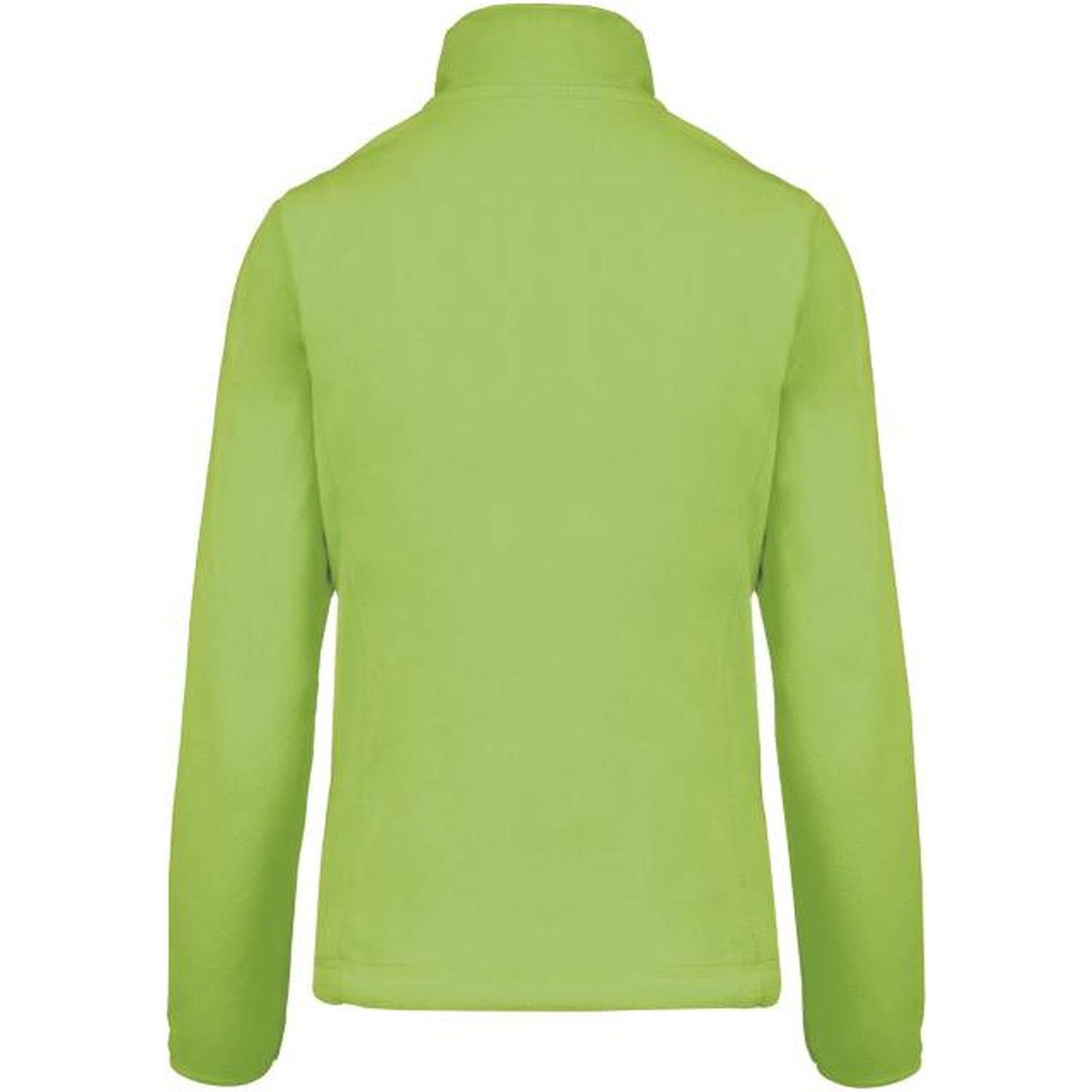Women's fleece jacket - lime color