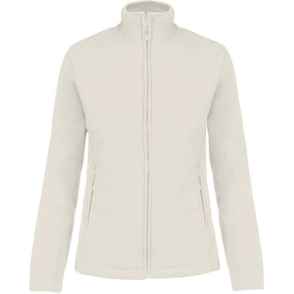 Women's fleece jacket - natural color
