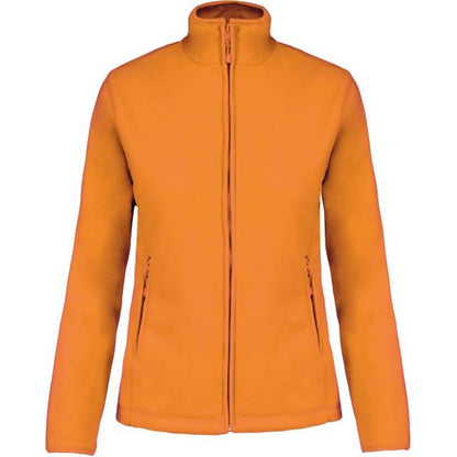 Chaqueta polar de mujer - color naranja