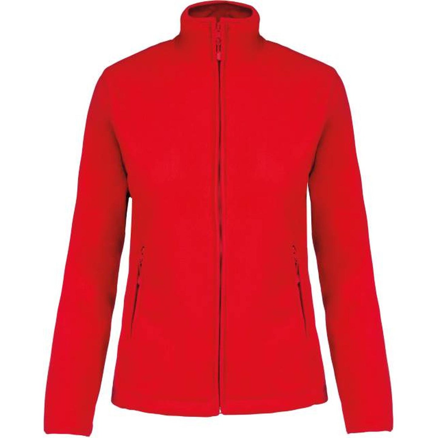 Chaqueta polar de mujer - color rojo