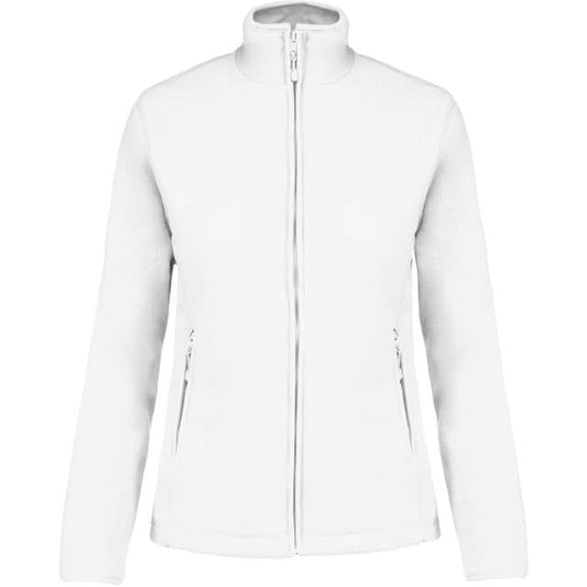 Women's fleece jacket - color white