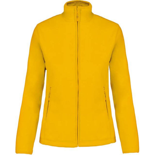 Women's fleece jacket - color yellow