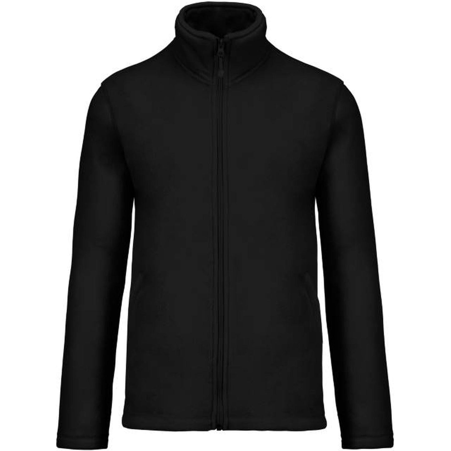 Men's fleece jacket - color black
