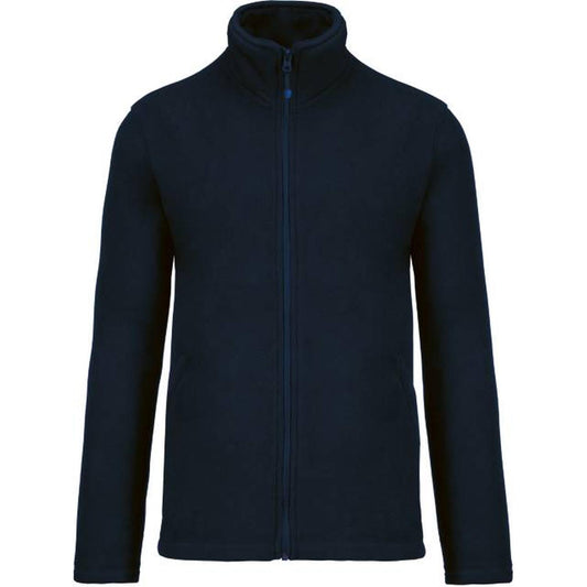Men's fleece jacket - color navy blue
