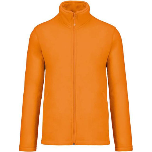 Men's fleece jacket - orange color