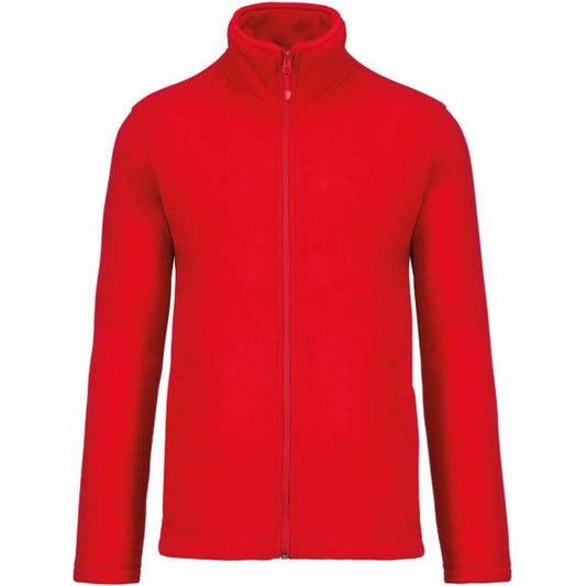 Men's fleece jacket - color red