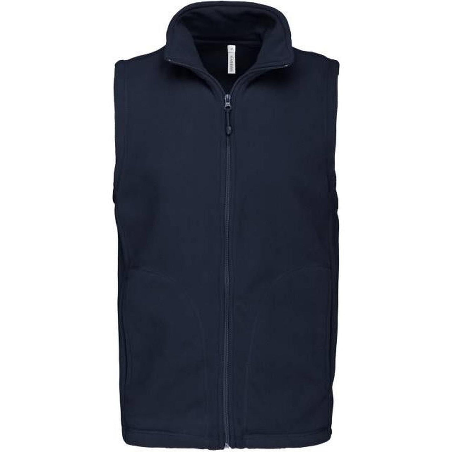 Men's fleece vest - navy blue