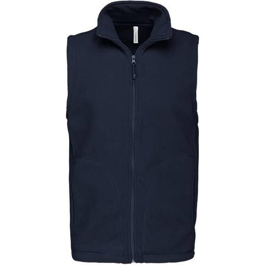 Men's fleece vest - navy blue
