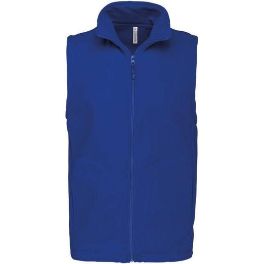 Men's fleece vest - royal blue