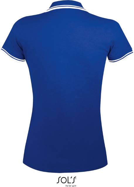 Women's polo shirt - royal blue-white, Sol's
