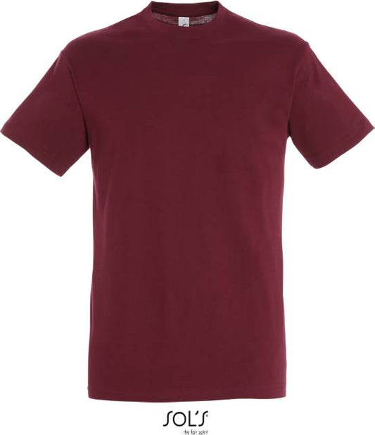Мъжка тениска - цвят бордо, Sol's