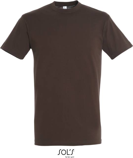 Мъжка тениска - цвят шоколад, Sol's