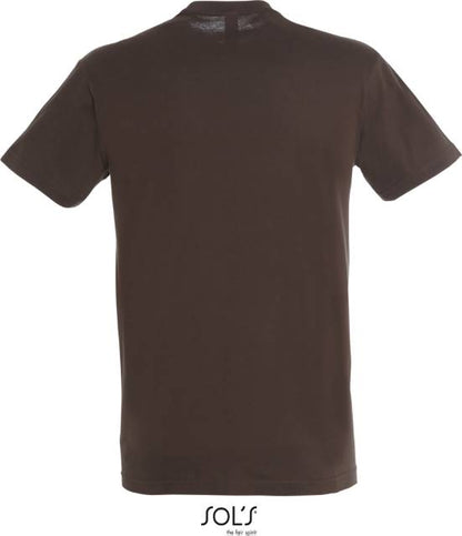 Мъжка тениска - цвят шоколад, Sol's